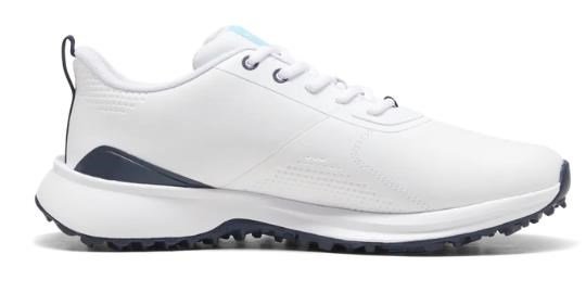 Puma Fusion Grip 6 Evo zapatos de golf para hombre, blanco/plata