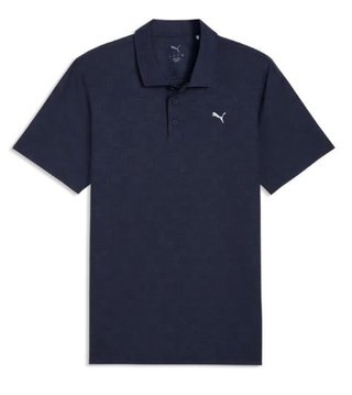 Puma Mattr Deco Jacquard polo de hombre, deep navy
