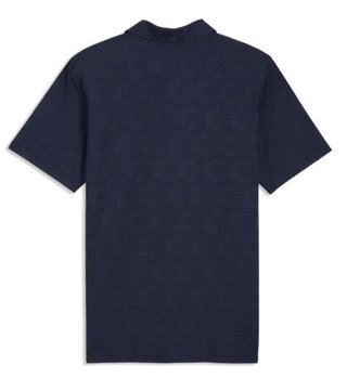 Puma Mattr Deco Jacquard polo de hombre, deep navy
