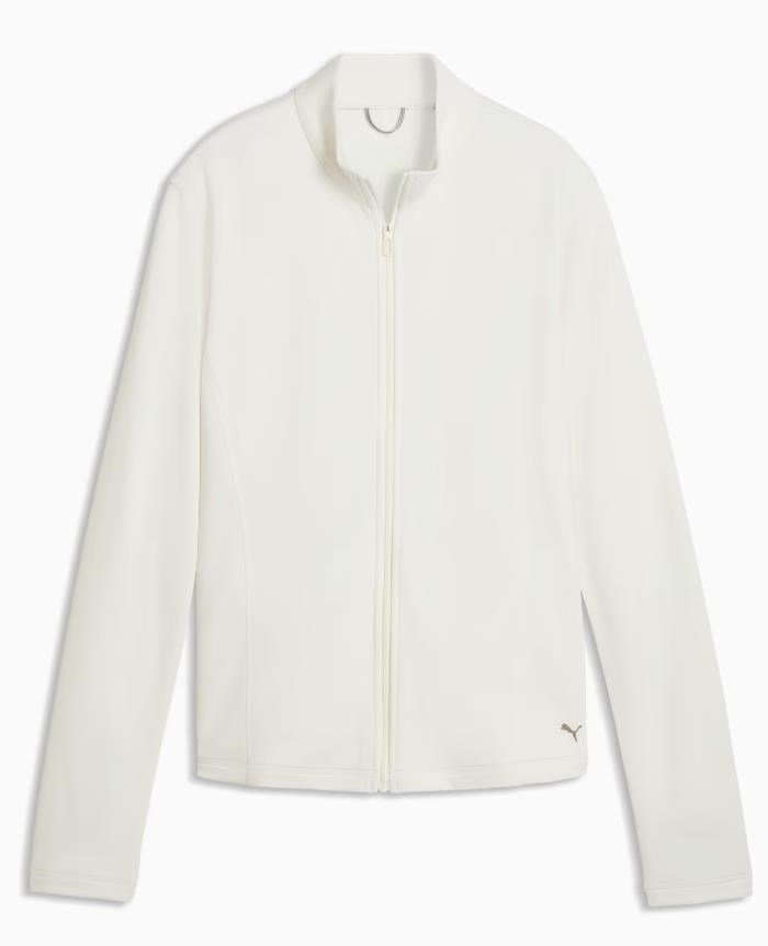 Puma Pure Textured Full-Zip chaqueta de mujer, warm white