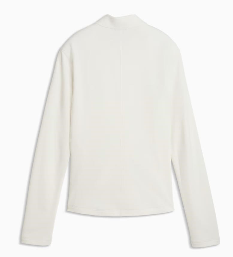 Puma Pure Textured Full-Zip chaqueta de mujer, warm white