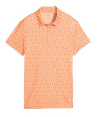 Puma Cloudspun Wavey polo de mujer, melon glow