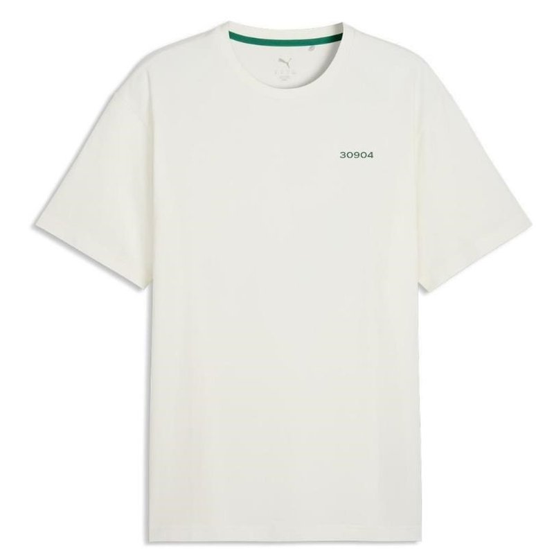 Puma 30904 polo de hombre, warm white/green