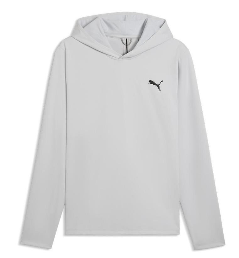 Puma Cloudspun Tech Tour sudadera con capucha para hombre, platinum grey