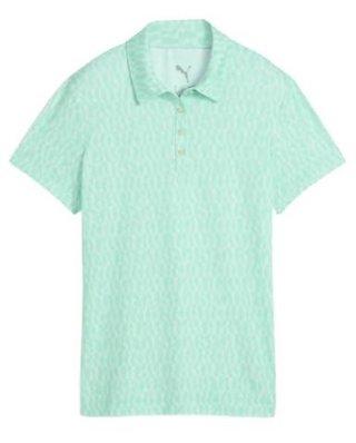 Puma Cloudspun Wavey polo de mujer, mint jelly