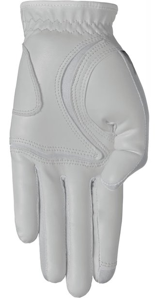 Zoom Hybrid guante de golf para mujer, blanco