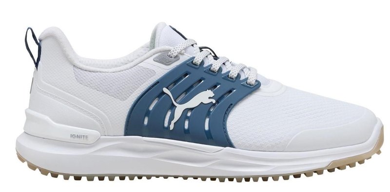 Puma IGNITE Elevate 2 zapatillas de golf para hombre, blanco/azul