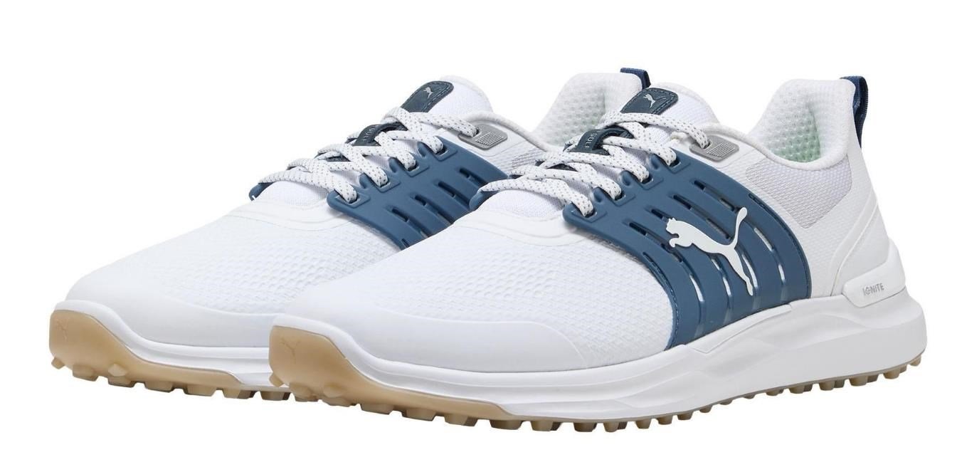 Puma IGNITE Elevate 2 zapatillas de golf para hombre, blanco/azul