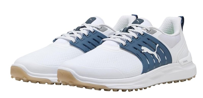 Puma IGNITE Elevate 2 zapatillas de golf para hombre, blanco/azul