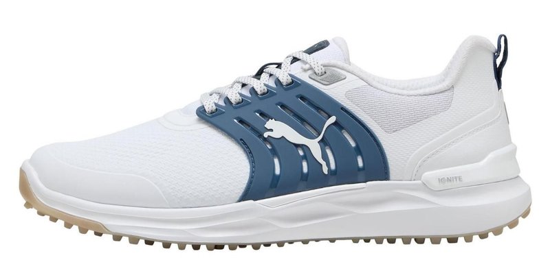 Puma IGNITE Elevate 2 zapatillas de golf para hombre, blanco/azul