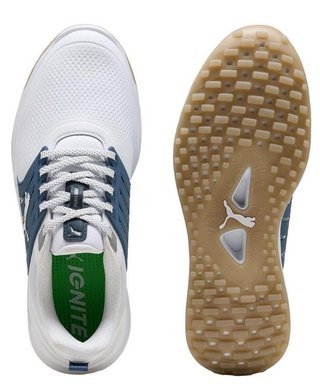 Puma IGNITE Elevate 2 zapatillas de golf para hombre, blanco/azul