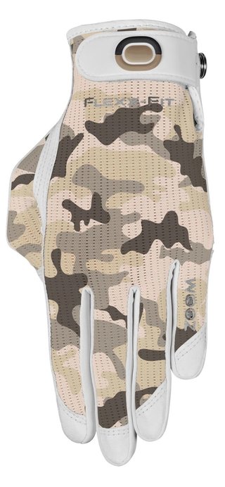 Zoom Sun Style Powernet guante de golf de mujer, blanco/beige camuflaje