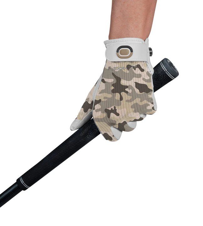 Zoom Sun Style Powernet guante de golf de mujer, blanco/beige camuflaje