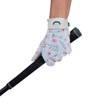 Zoom Sun Style Powernet guante de golf de mujer, blanco/flor
