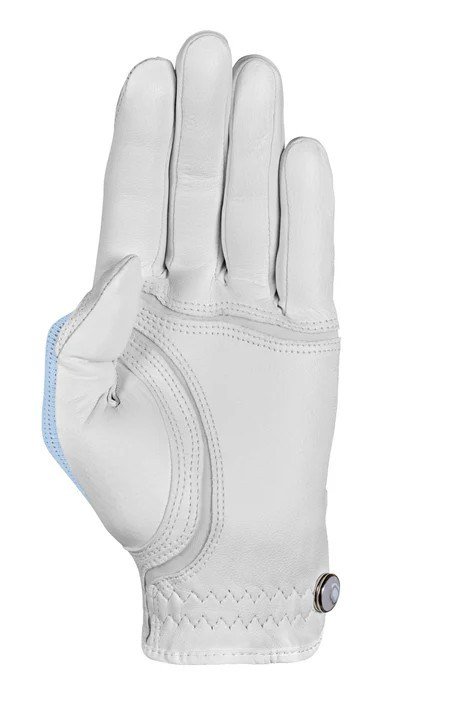 Zoom Sun Style Powernet guante de golf de mujer, blanco/azul hielo