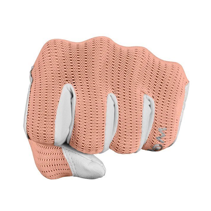 Zoom Zoom Sun Style Powernet guante de golf para mujer, blanco/melocotón
