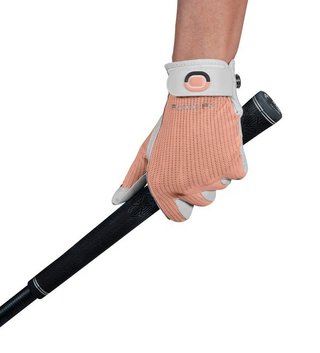 Zoom Zoom Sun Style Powernet guante de golf para mujer, blanco/melocotón