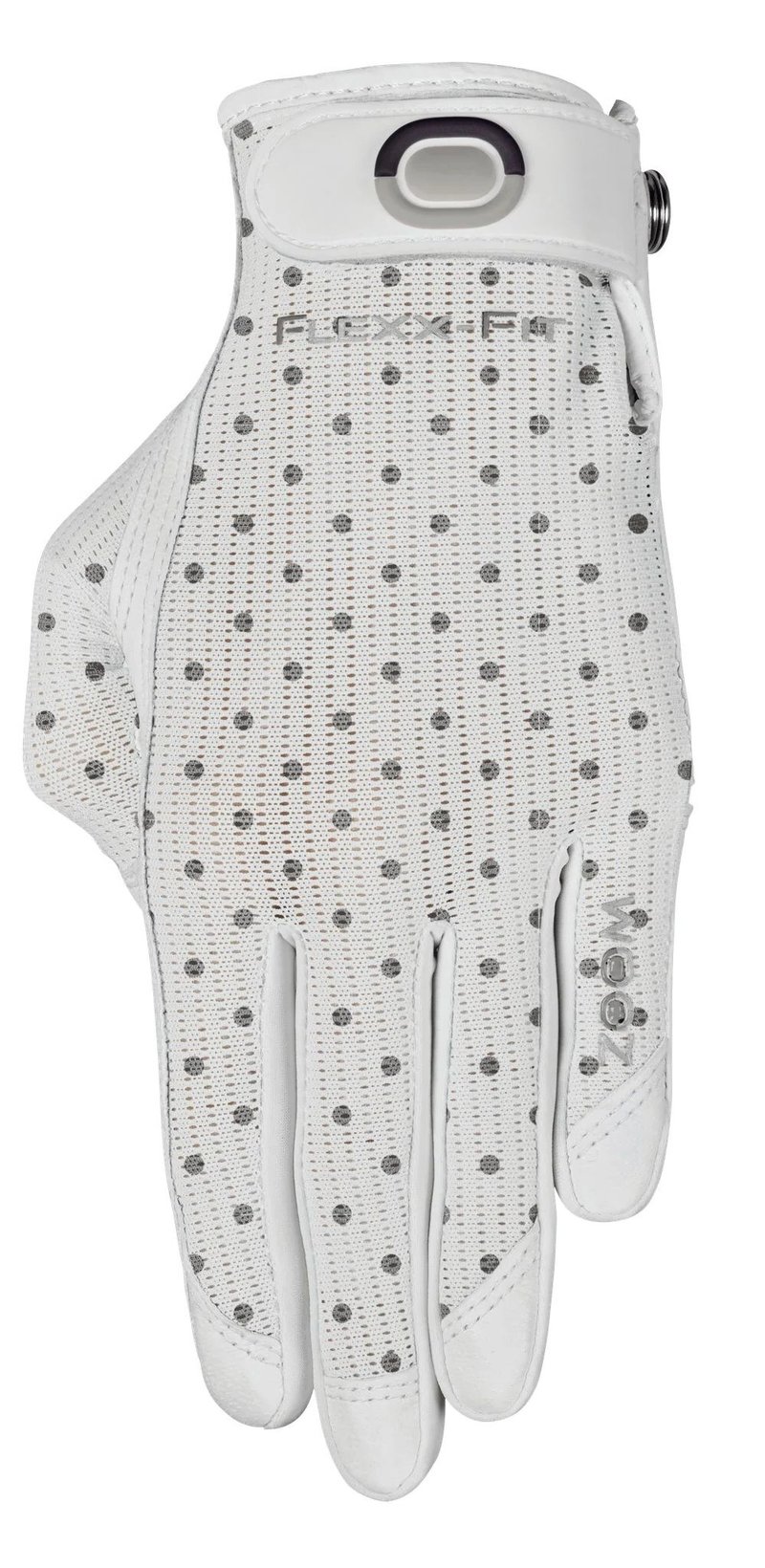 Zoom Sun Style Powernet guante de golf para mujer, blanco/lunares