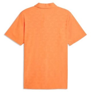 Puma Mattr Deco Jacquard polo de hombre, melon glow