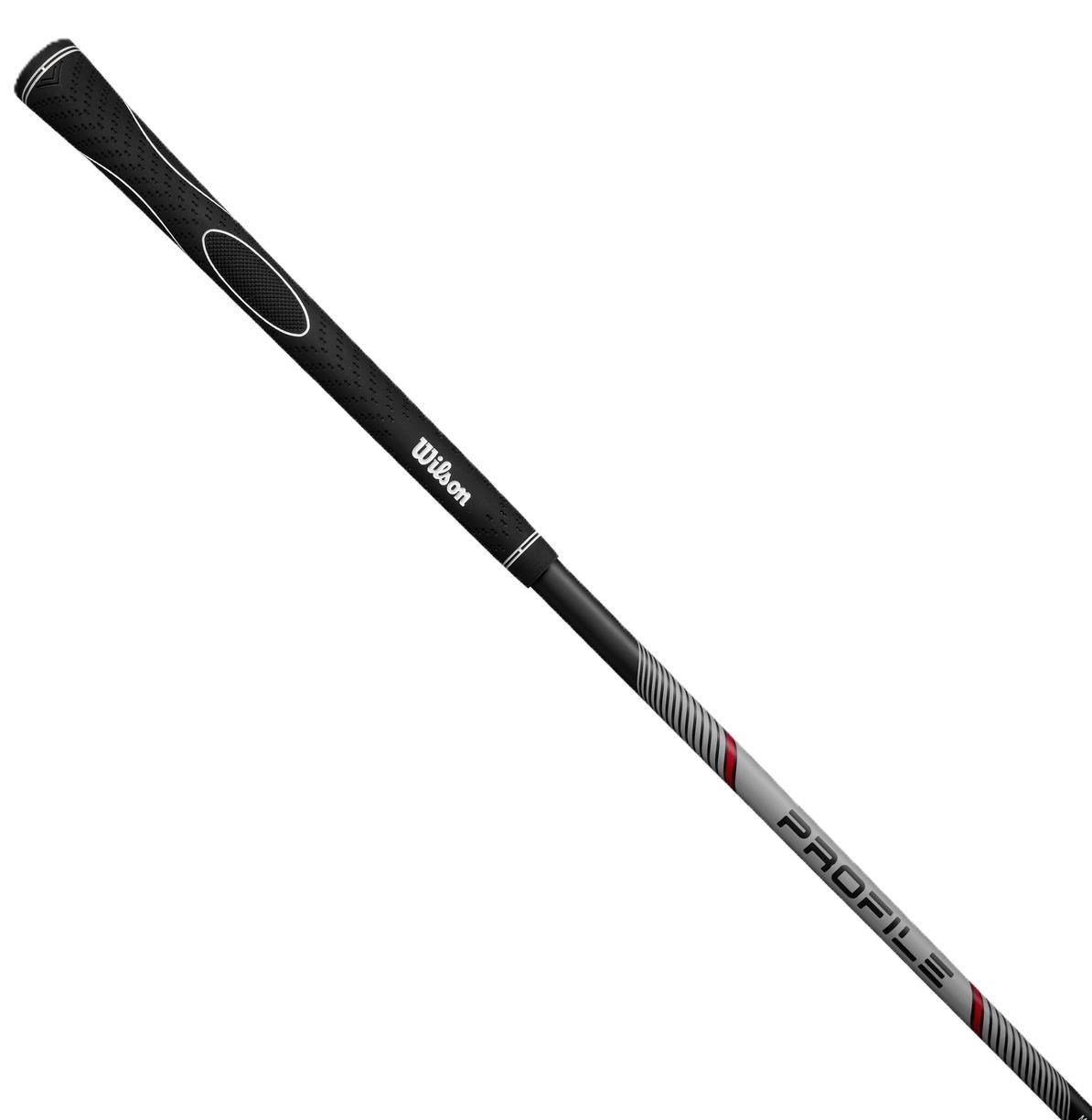 Wilson Profile set de golf para hombre, acero, MRH + bolsa, negro/rojo/plata