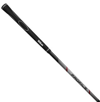 Wilson Profile set de golf para hombre, acero, MRH + bolsa, negro/rojo/plata
