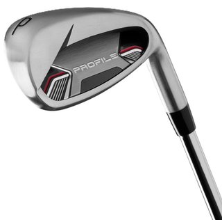 Wilson Profile set de golf para hombre, acero, MRH + bolsa, negro/rojo/plata
