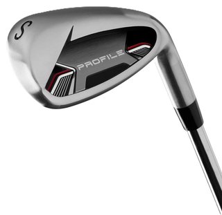 Wilson Profile set de golf para hombre, acero, MRH + bolsa, negro/rojo/plata