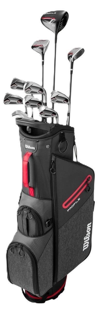 Wilson Profile set de golf para hombre (grafito), MRH + bolsa stand