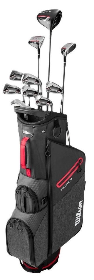Wilson Profile set de golf para hombre (grafito), MRH + bolsa stand