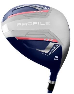 Wilson Profile Ladies Golf Set, LLH + bolsa de carro, navy/oro rosa/plata