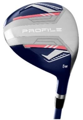 Wilson Profile Ladies Golf Set, LLH + bolsa de carro, navy/oro rosa/plata