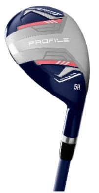 Wilson Profile Ladies Golf Set, LLH + bolsa de carro, navy/oro rosa/plata