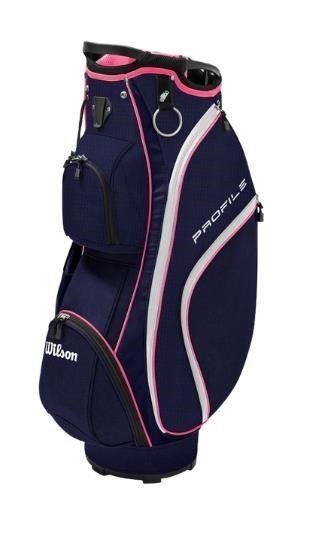 Wilson Profile Ladies Golf Set, LLH + bolsa de carro, navy/oro rosa/plata