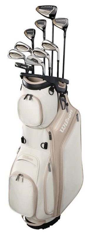 Wilson Aurora set de golf para mujer (grafito), diestro + bolsa