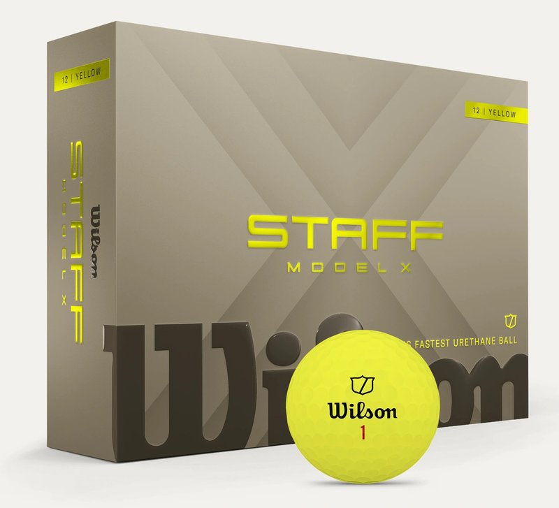 Wilson Staff Model X pelotas de golf 2026, amarillas