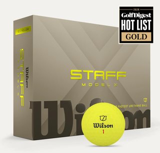Wilson Staff Model X pelotas de golf 2026, amarillas