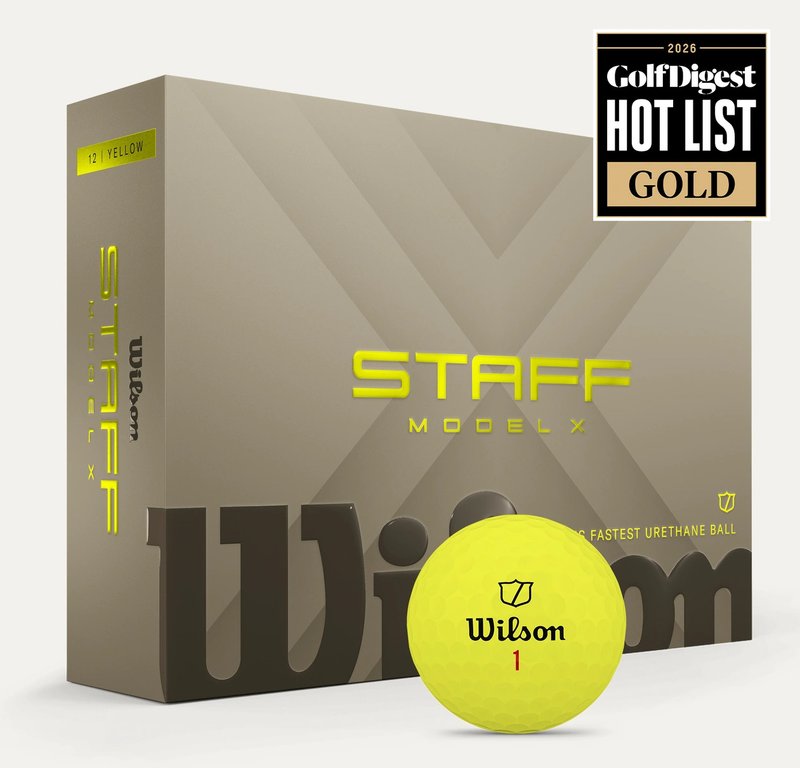 Wilson Staff Model X pelotas de golf 2026, amarillas