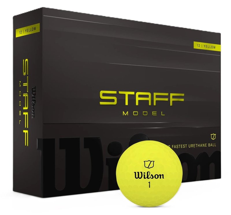 Wilson Staff Model pelotas de golf amarillas
