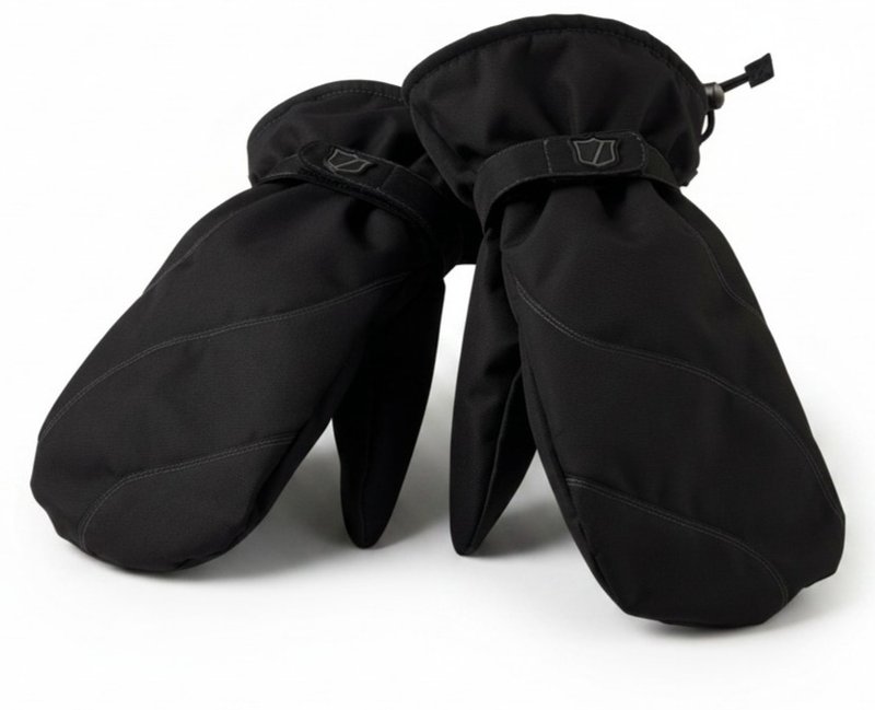 Wilson Winter Mittens guantes de hombre, negro