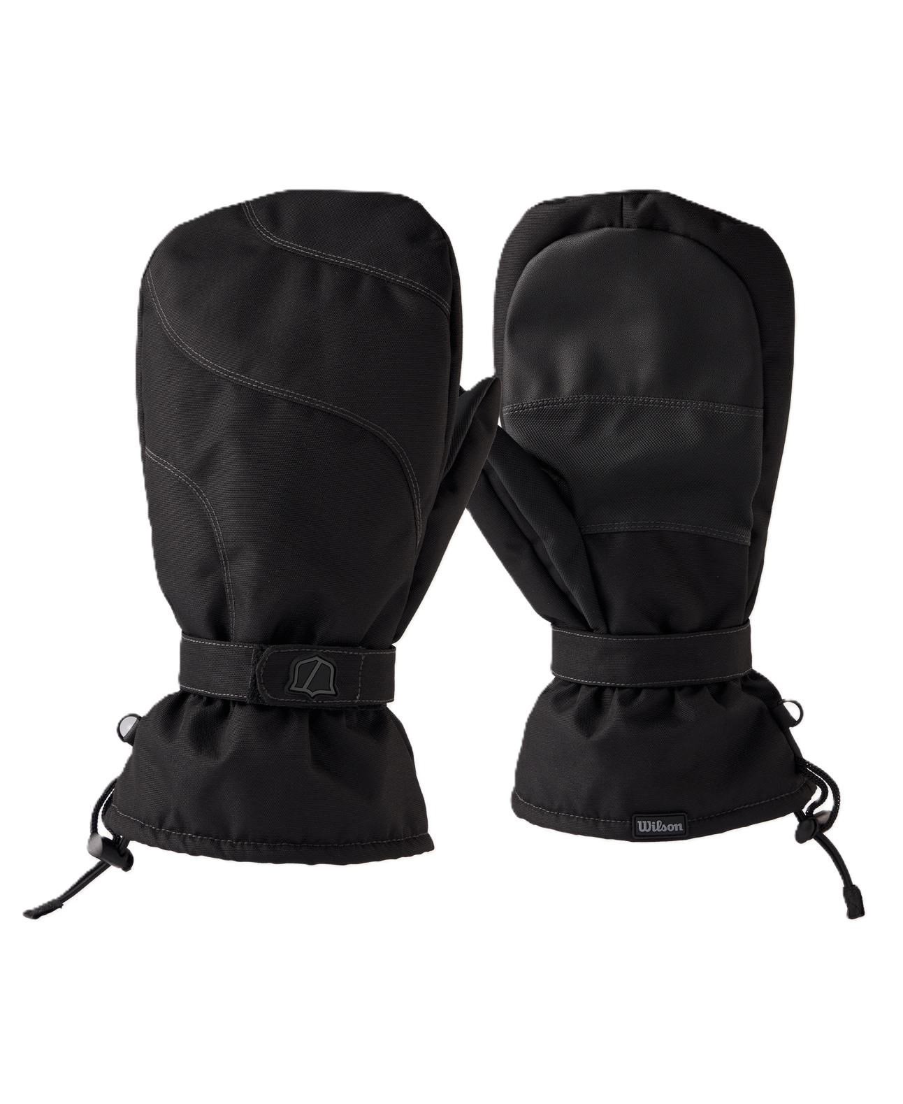 Wilson Winter Mittens guantes de hombre, negro