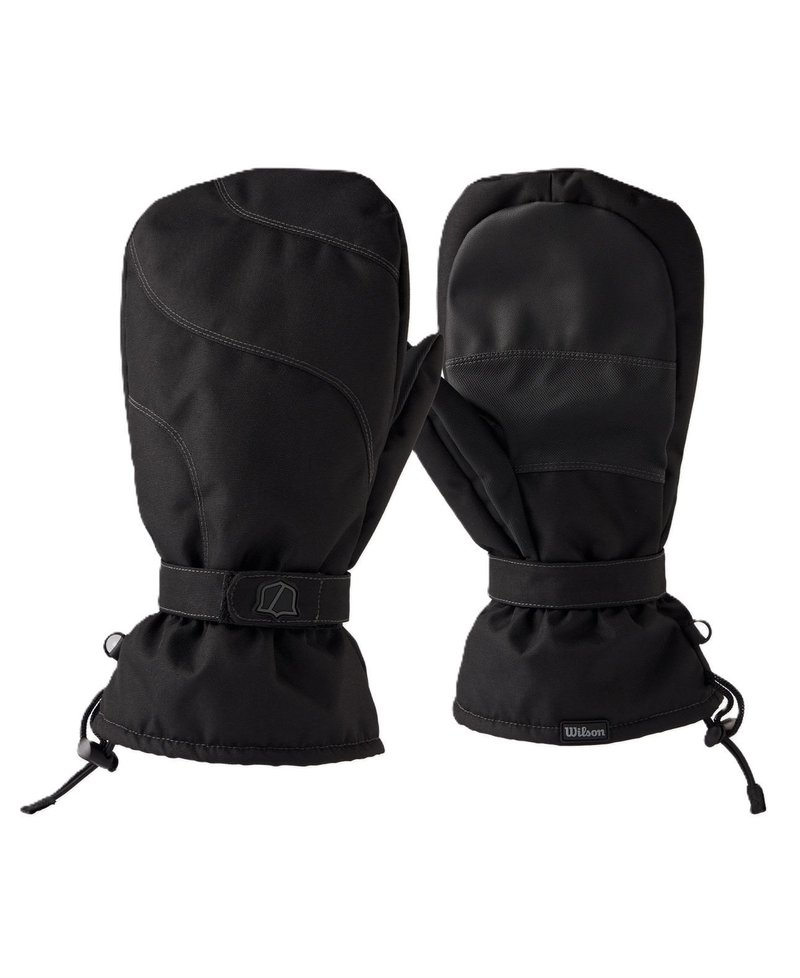 Wilson Winter Mittens guantes de hombre, negro