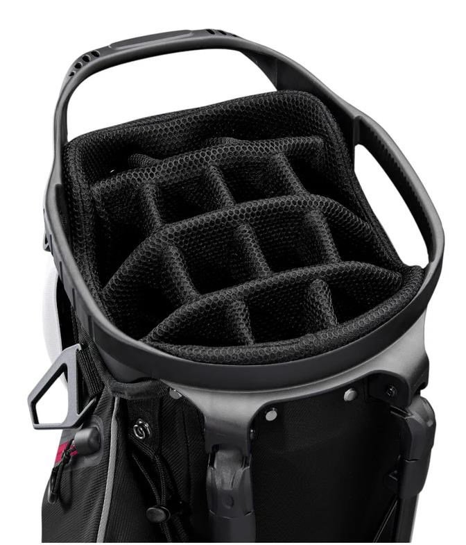 Wilson Talus 14 stand bag, blanco/negro