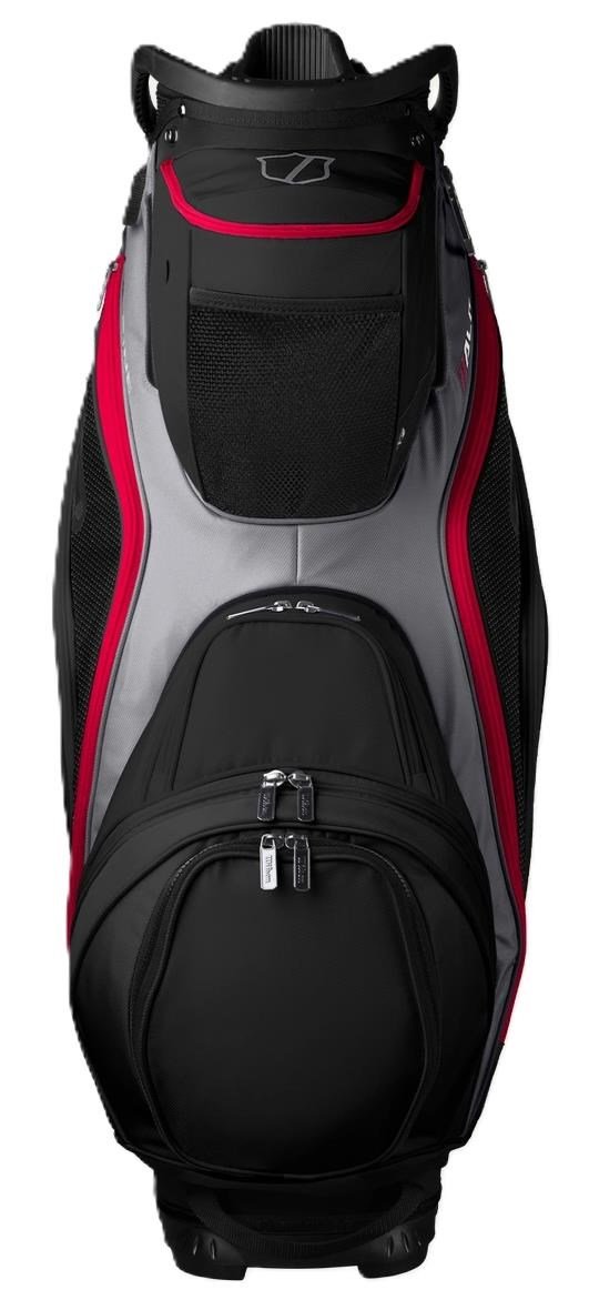 Wilson Alpine Dry cart bag, negro/gris/rojo
