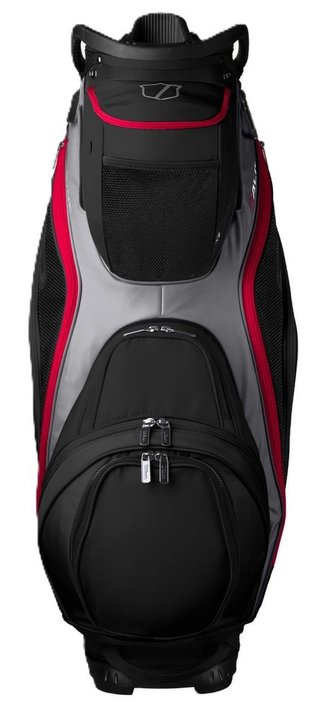 Wilson Alpine Dry cart bag, negro/gris/rojo