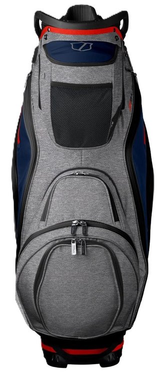 Wilson Alpine Dry cart bag, gris/marino/rojo