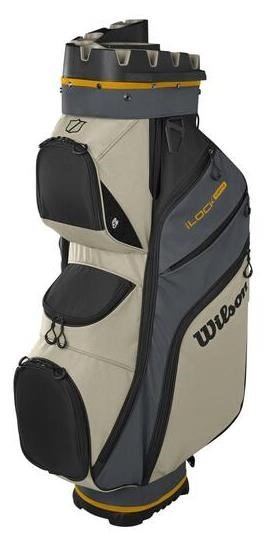 Wilson I-Lock Dry cart bag, gris/caqui/naranja