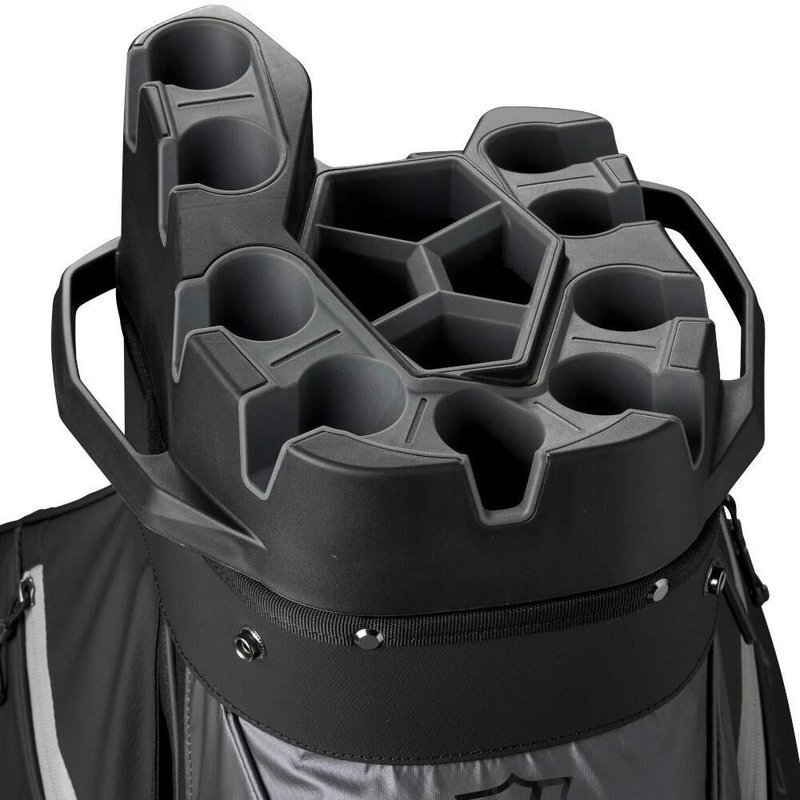 Wilson I-Lock Dry cart bag, gris/caqui/naranja