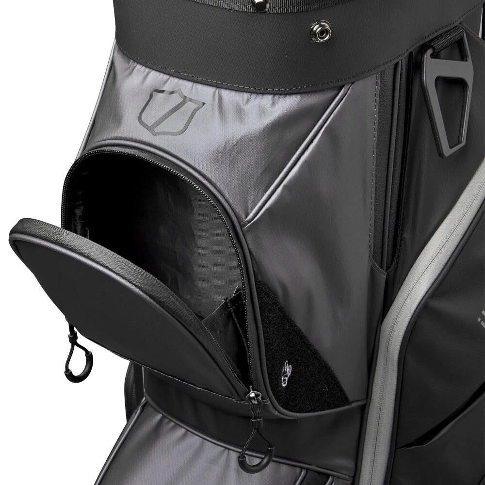 Wilson I-Lock Dry cart bag, gris/caqui/naranja