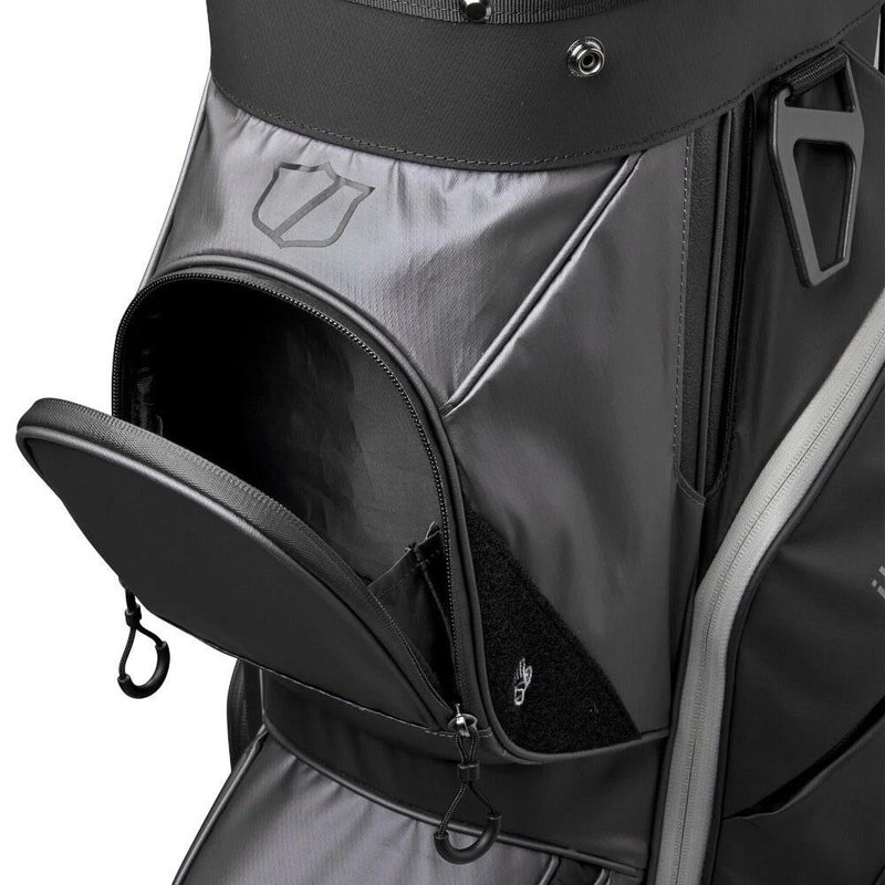 Wilson I-Lock Dry cart bag, gris/caqui/naranja