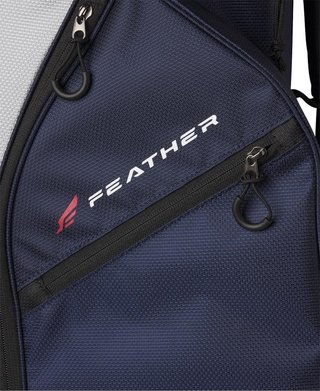 Wilson Feather cart bag, navy/plata